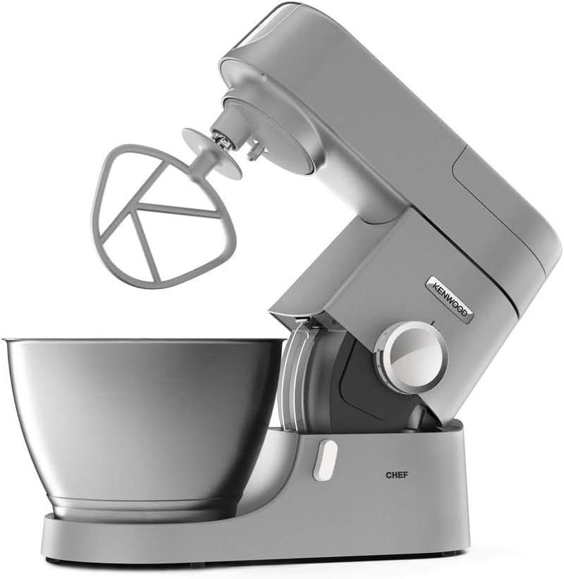Kenwood Chef KVC3110S Procesador de Alimentos, Tazón de Acero Inoxidable 4.6L Madre e Hijo Naty Shop