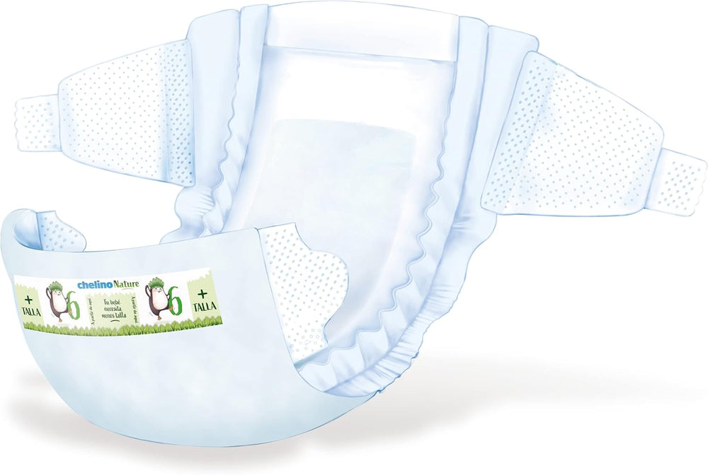 Pañal para bebé Nature, talla 6 (17-28 kg), 162 pañales