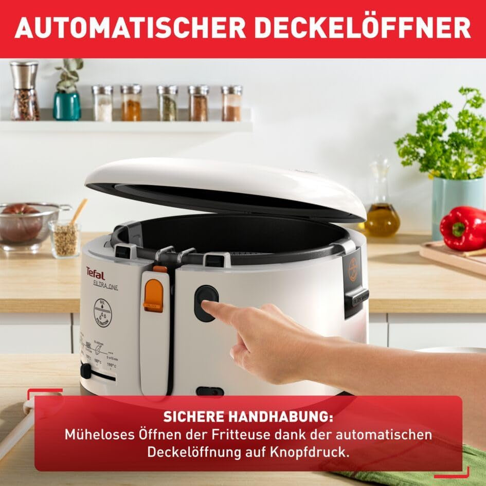 Tefal FF1631 friteuza Filtra One, 1.900 W, Capacitate 1,2 kg Electrocasnice Naty Shop