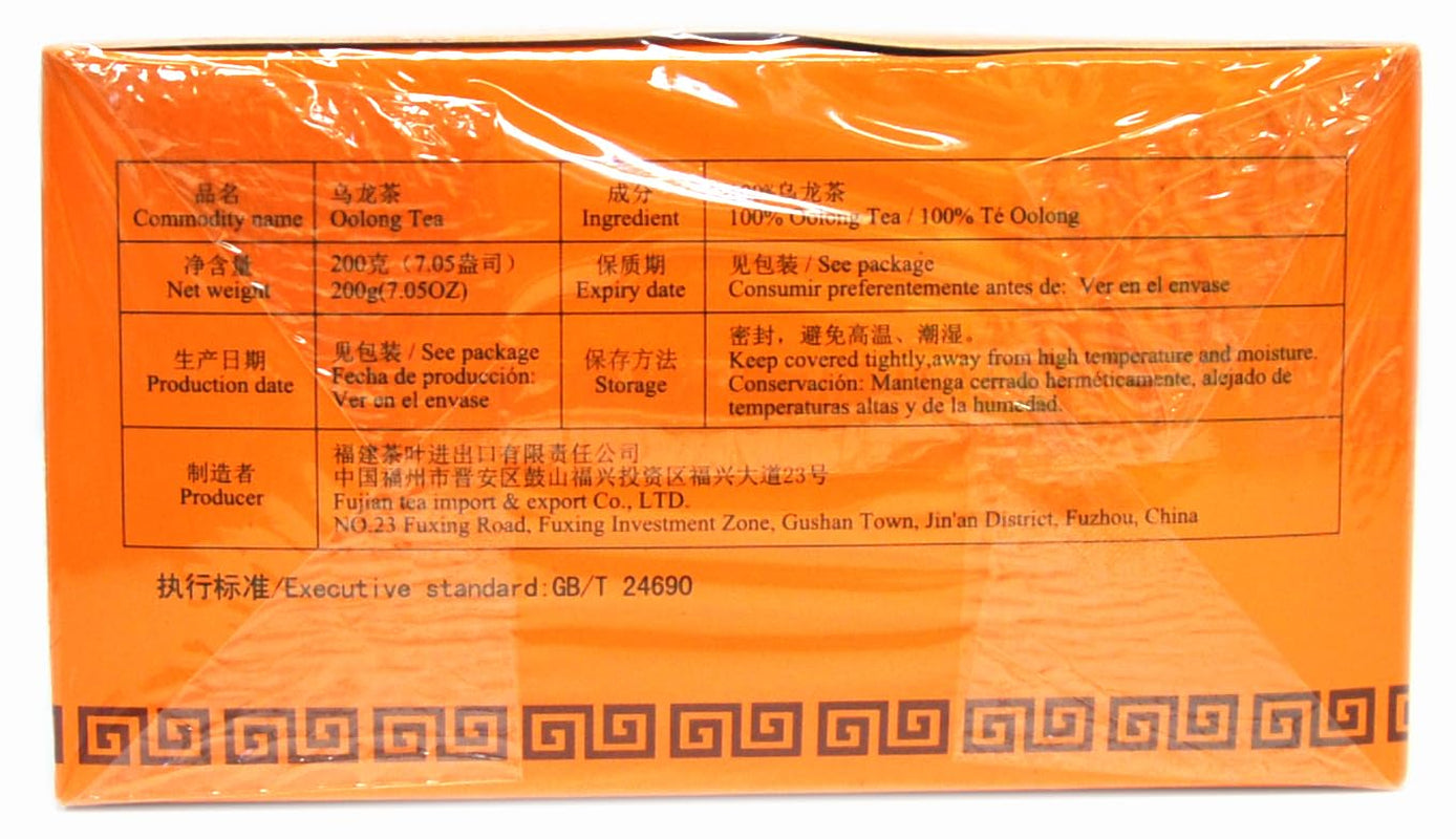 Ceai Oolong chinezesc autentic 100 pliculețe de ceai Efect de slăbire Cu gust de calitate