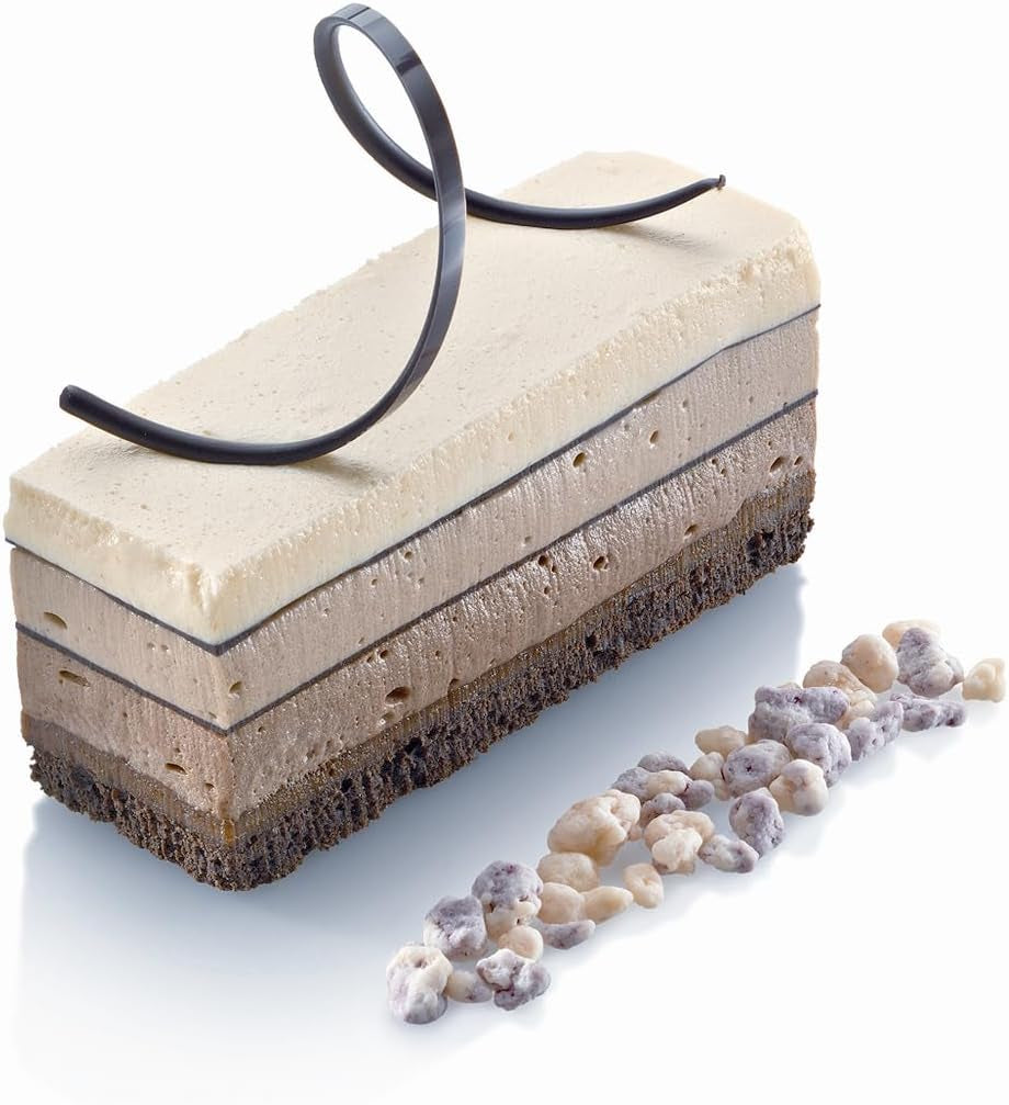 881780 Cutie conține 4 forme dreptunghiulare + pistil din oțel inoxidabil.