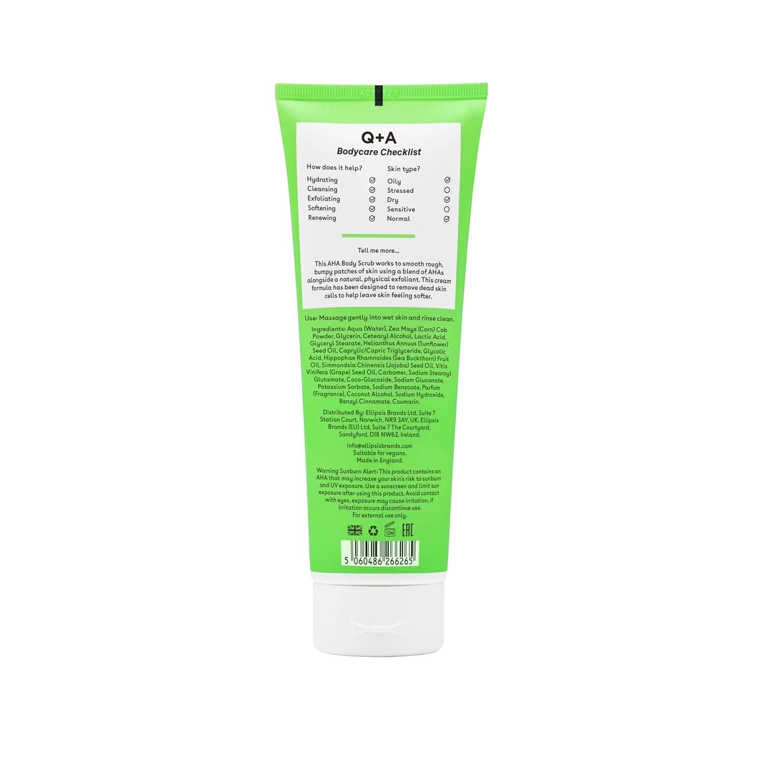 Exfoliante corporal exfoliante AHA, 250 ml Cosmética y Belleza Naty Shop