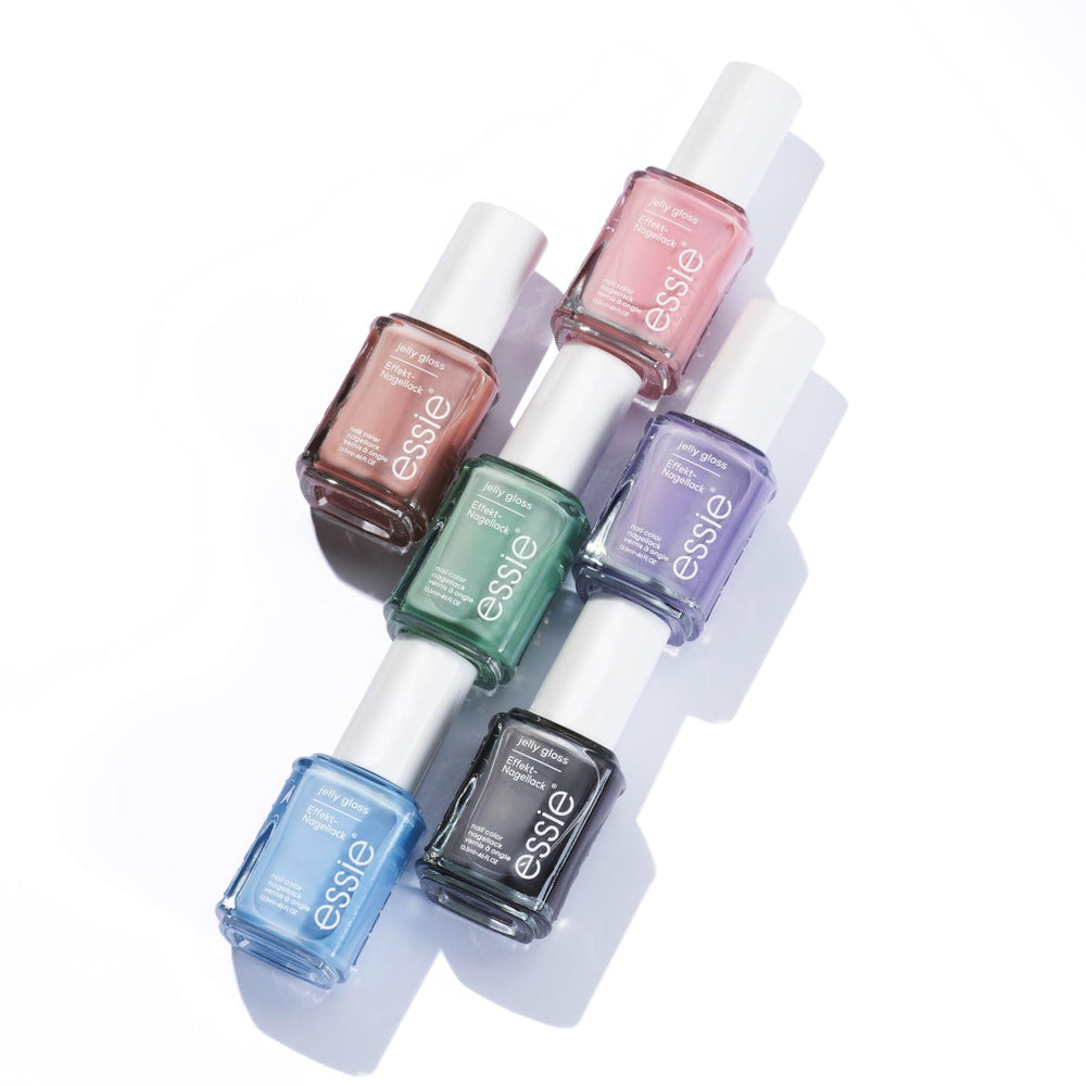 Esmalte de uñas Essie – N° 60 blush jelly, color de esmalte de uñas rosa, colección Essie Jelly Gloss, 13,5 ml