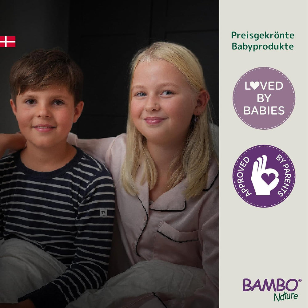 Pañales extraíbles nocturnos Bambo Dreamy, grandes (35-50 kg/77-110 lb), paquete de 10 | Pañales pull-up para niños | Ropa de dormir ultraabsorbente para mojar la cama