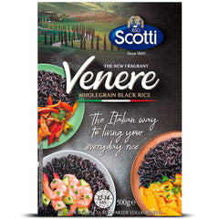 Scotti Arroz Integral Negro Riso Nero Venere 500 g