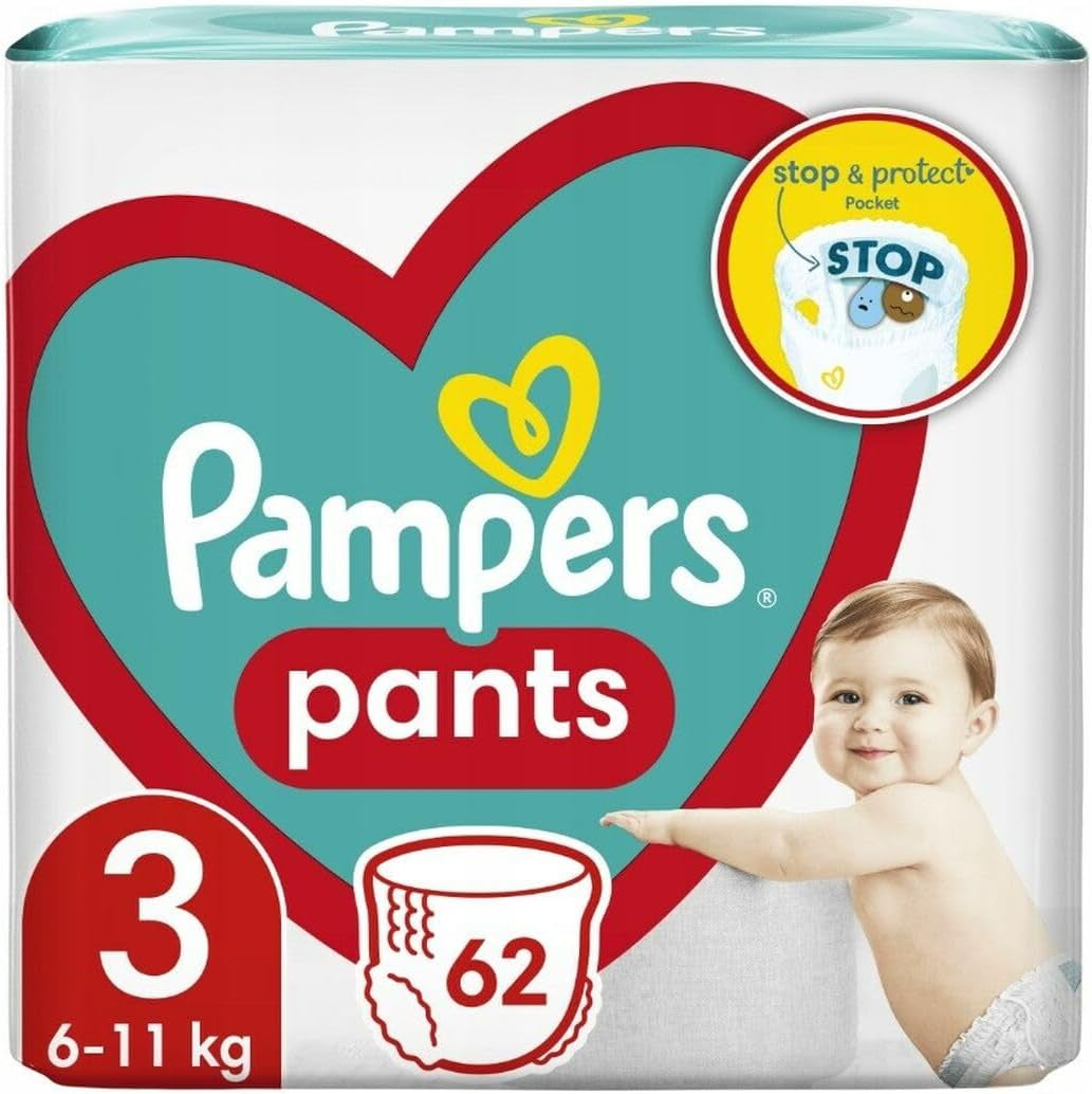 Pañales Pampers Pants talla 5 (12-17 kg), 48 piezas, protección y comodidad. Pañales Pampers fáciles de usar.