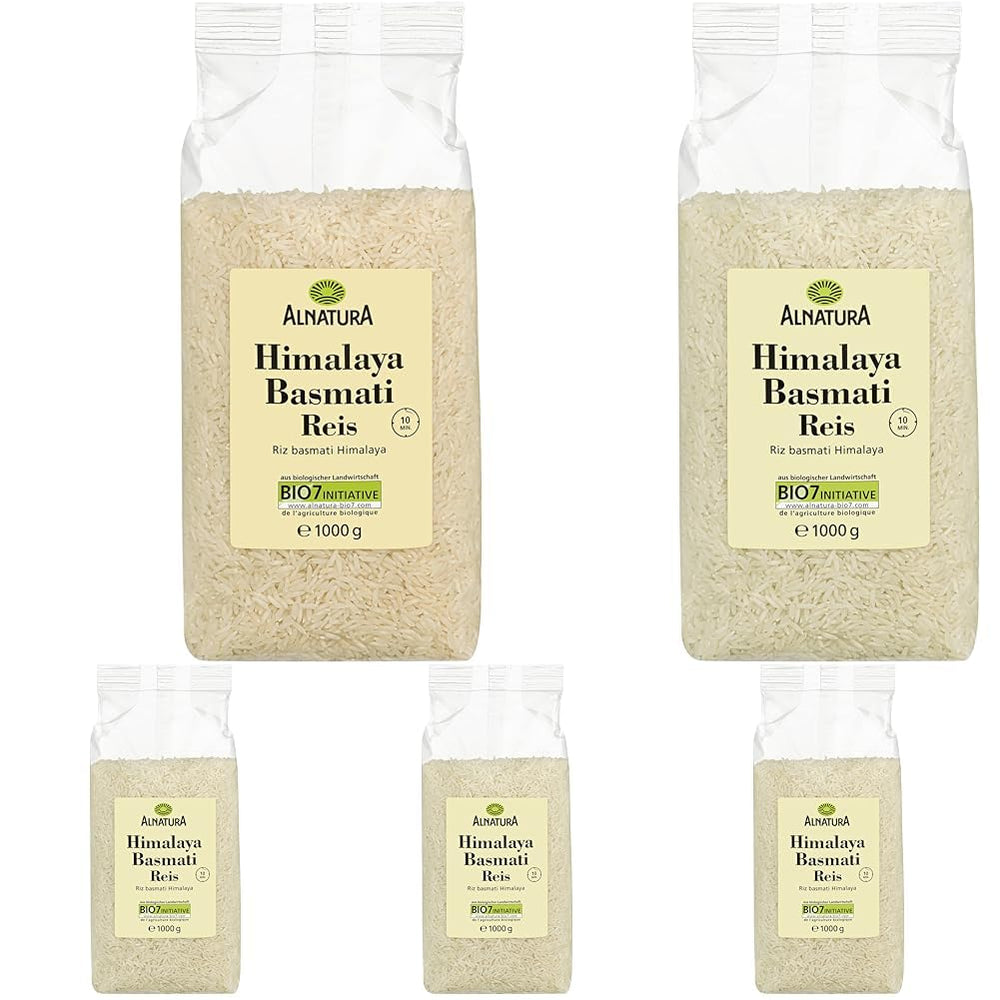 Arroz basmati blanco del Himalaya ecológico, 1 kg