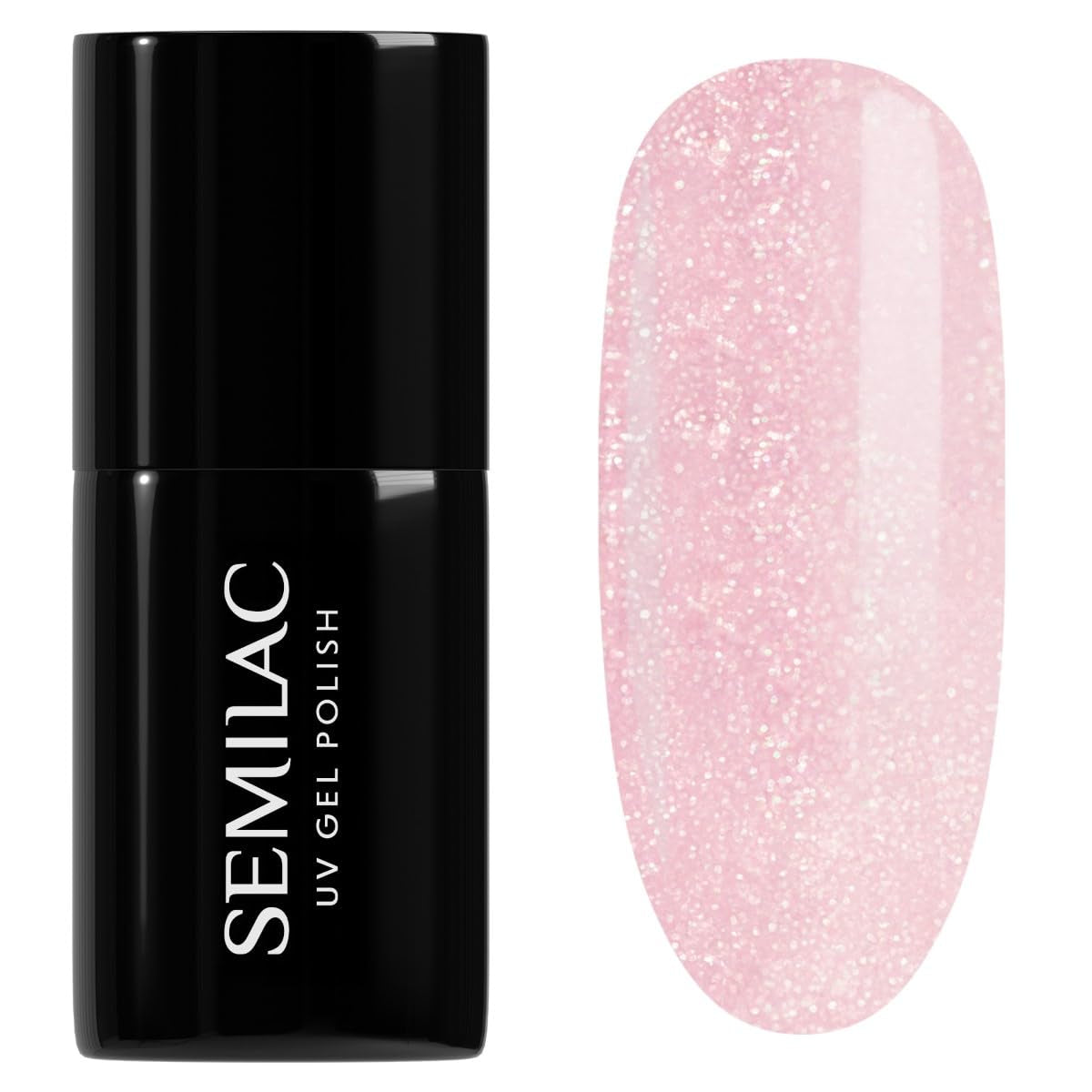 Semilac UV Nagellack Hybrid 404 Muffin de Frijoles Negros 7ml Kollektion Sabores de Otoño