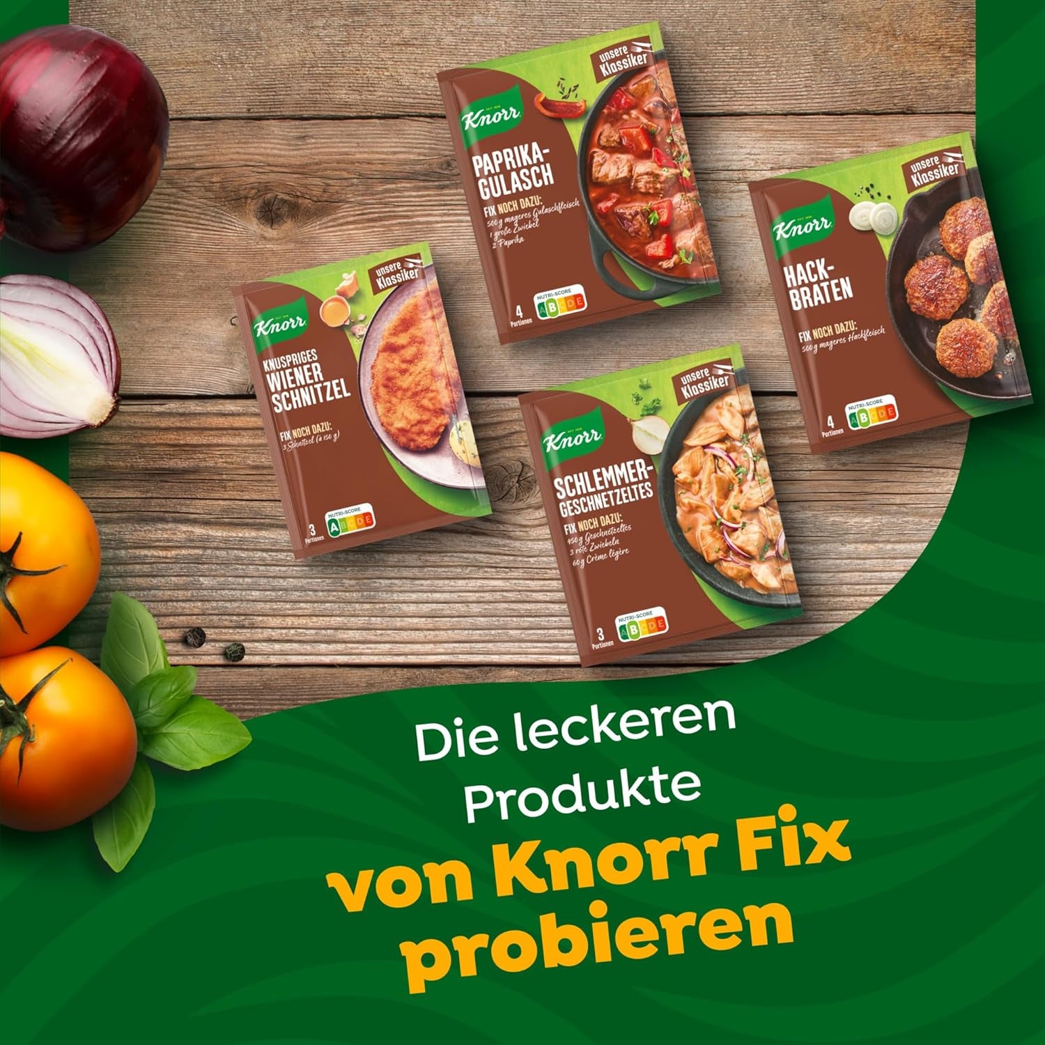 Knorr Fix Würzmischung Paprika-Gulasch für eine leckeres Fleischgericht mit natürliche Ingredient 4 Porciones
