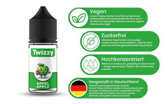 Twizzy, Aroma concentrata Mere, 30 ml Arome Naty Shop
