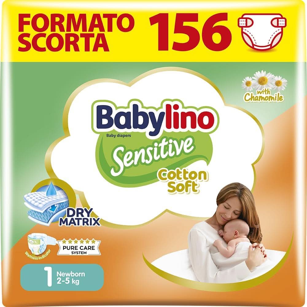 Babylino Sensitive, pañales delicados para niños, varios tamaños