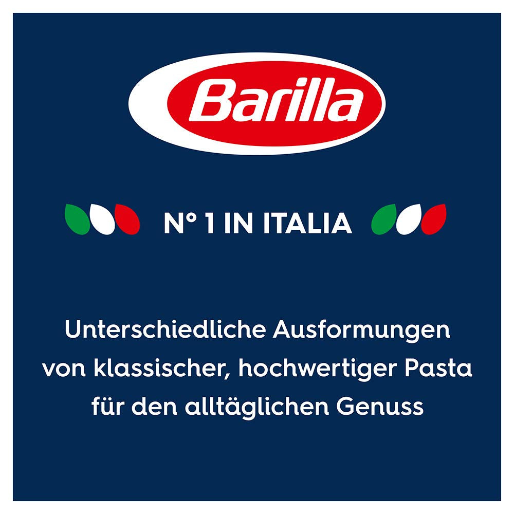Pasta de trigo duro Barilla Maccheroni n. 44 – Paquete de 1 (1x1kg)