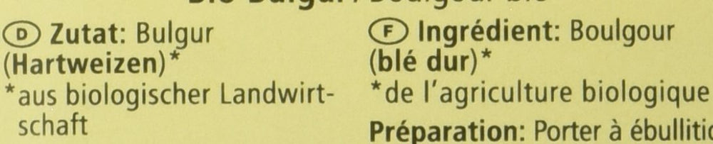 Bulgur orgánico, 500 g