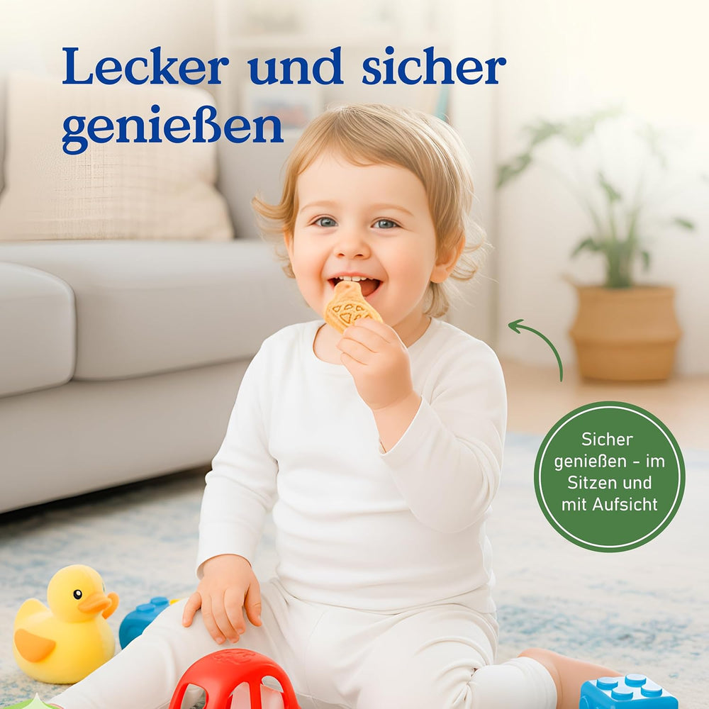 Alete Galletas Crujientes con Alac Ecológicas (4 x 125g) - Galletas Crujientes de Alac para bebés, sin aceite de palma, a partir de 10 meses