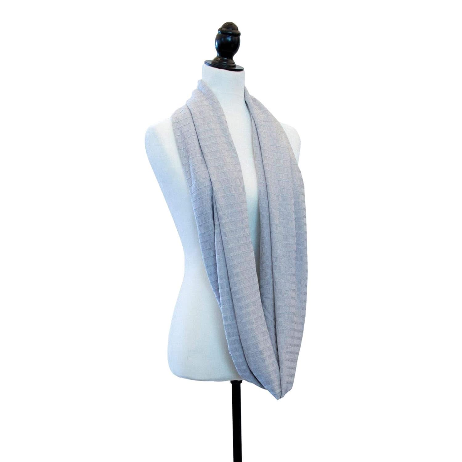 Chicco - Pañuelo de lactancia Boppy Infinity 17 Cm gris Accesorios Alimentación y Lactancia Bebe Naty Shop