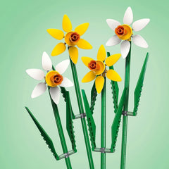 Narcisos LEGO Botanicals - Regalos de Pascua para niñas y niños - Flores artificiales para niños - Ramo de flores como decoración de la habitación o la oficina - Regalo para mujeres - 40747 Juegos de construcción Besuche den LEGO-Store