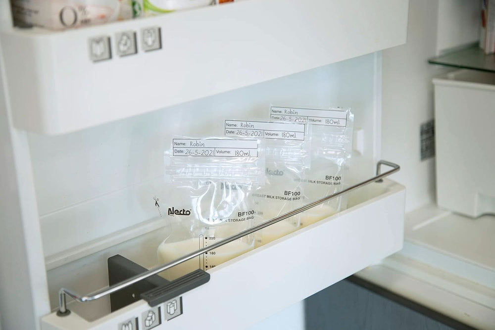 BF100 Bolsa de almacenamiento para leche materna - Bolsa para leche materna - capacidad 220 Ml - 100 piezas - Transparente Alimentación y Accesorios Lactancia Bebe Naty Shop