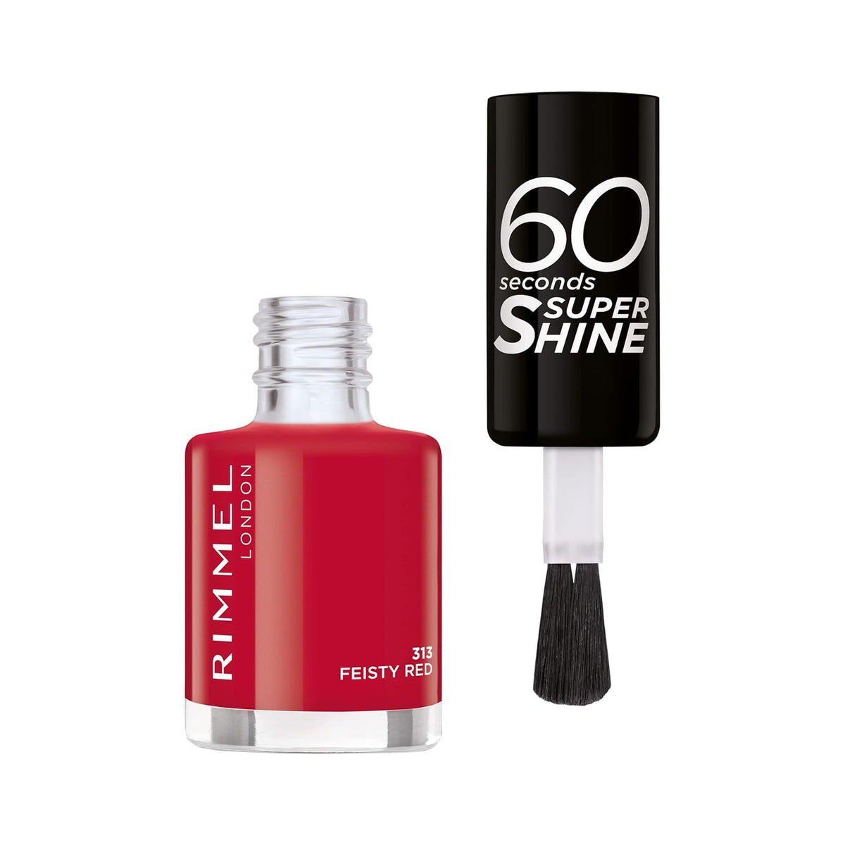 Esmalte de uñas Rimmel 60 Seconds Super Shine - 313 Feisty Red