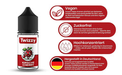 Twizzy, Concentrado Sabor Cereza, 30 ml Aromas Naty Shop