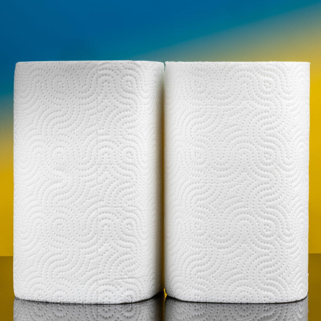 Rulouri de bucătărie Renova Renova Ultrapower | 24 rulouri XXL = 60 rulouri standard | 3 straturi ultra-absorbante și cu rezistență maximă | Hârtie certificată Fsc