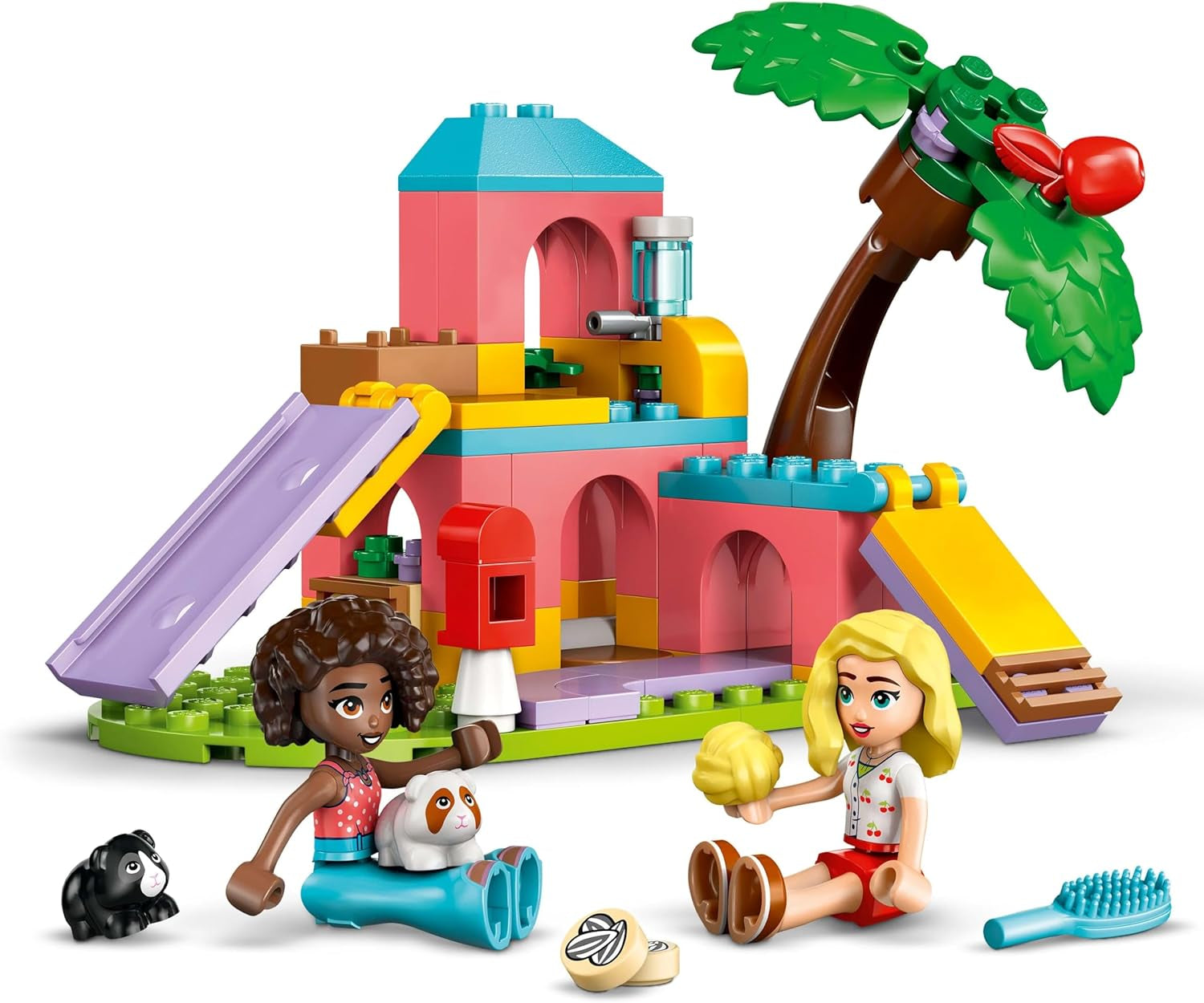 LEGO Friends Juego de construcción y juego de simulación conejillo de Indias, 2 minifiguras y 2 animales, juguete para niñas mayores de 5 años, juego de animales 42640 Juegos de construcción Besuche den LEGO-Store