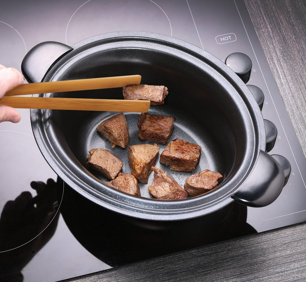 Russell Hobbs Olla de Cocción Lenta, 3,5 Litros Antiadherente, Acero Inoxidable, 3 Ajustes de Temperatura y Función Mantener Caliente, Olla de Cocción Lenta 160W Naty Shop