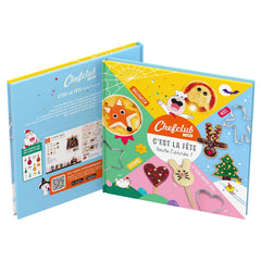 Chefclub Kids – Set de gătit pentru copii cu 10 forme de biscuiți și carte de rețete – Teme: Sărbători și ocazii speciale – Activitate jucăușă și creativă pentru familie – Vârste 4 ani și peste
