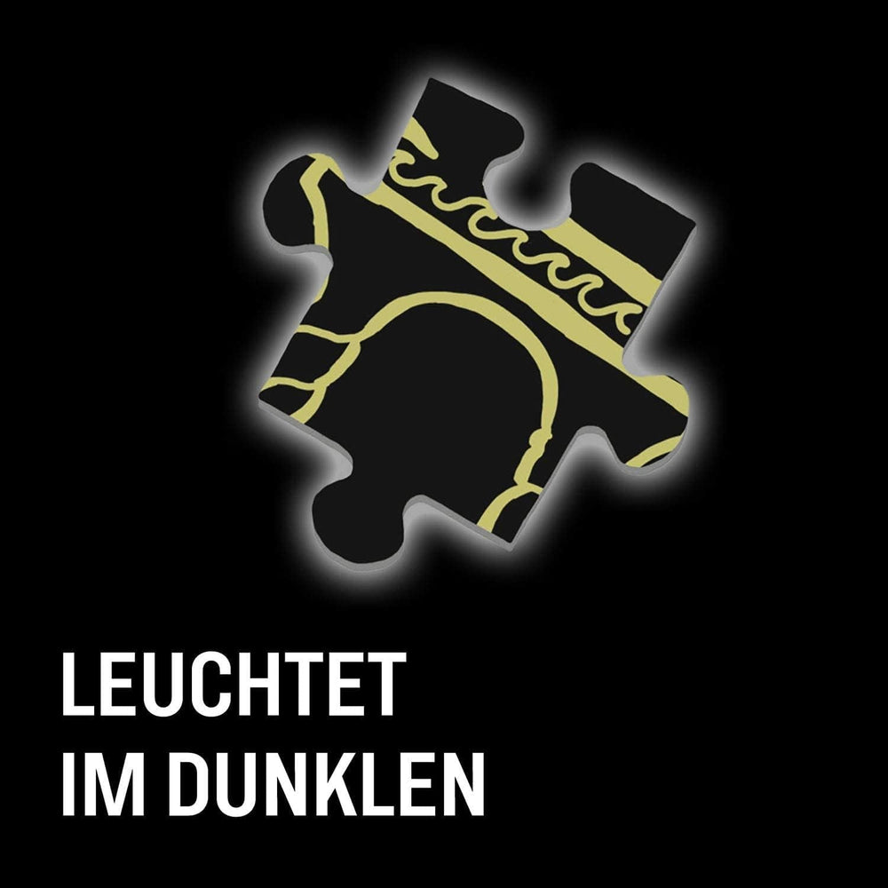 Die Drei ??? Kids - Crime puzzle - Atenție, monstru marin De la KOSMOS 680664, 150 piese, Strălucește în întuneric, Lectură, puzzle-uri, rezolvarea puzzle-urilor, puzzle detectiv pentru copii cu vârsta de peste 7 ani Puzzle Naty Shop