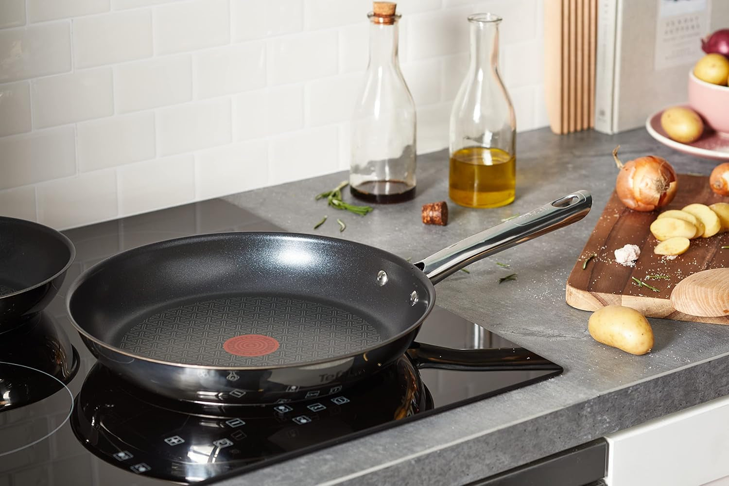 TEFAL DUETTO Juego de sartenes 3 piezas 20/24/28 cm, inducción Ollas y sartenes Naty Shop