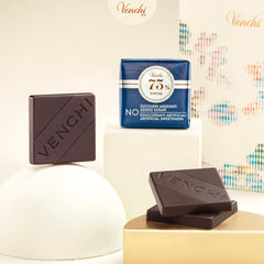 Venchi – Granblend Extra Black 75% SIN Azúcar Añadida, 1 kg – SIN Edulcorantes Artificiales – Sin Gluten – Vegano