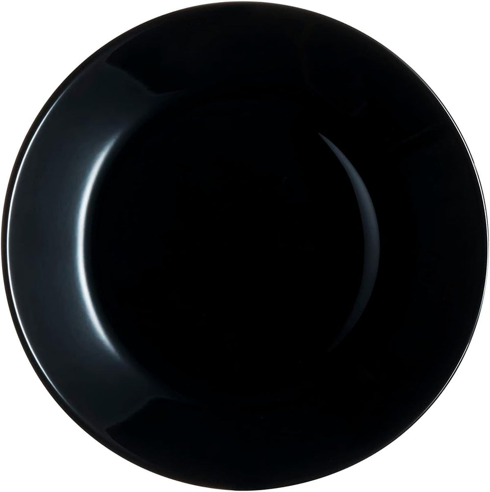 Arcopal Zelie Black Glasgeschirr-Set, 12-Teilig, 4-Sitzer, Schwarz Seturi vesela masa Naty Shop