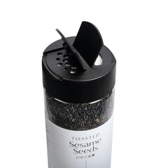 - Gerösteter negro Sésamo 150g | Ballaststoffreich | Fuentes de proteínas veganas | Aroma del Reich | Antioxidante | Einfach streuen