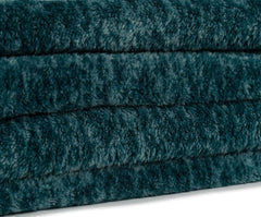 Gözze - Manta cómoda y vivaz de mármol, 150 x 200 cm - Camas y mantas de color petróleo Besuche den Gözze-Store