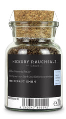 Ankerkraut Hickory Rauchsalz, echtes Rauchsalz aus den USA, 75 g en Korkenglas