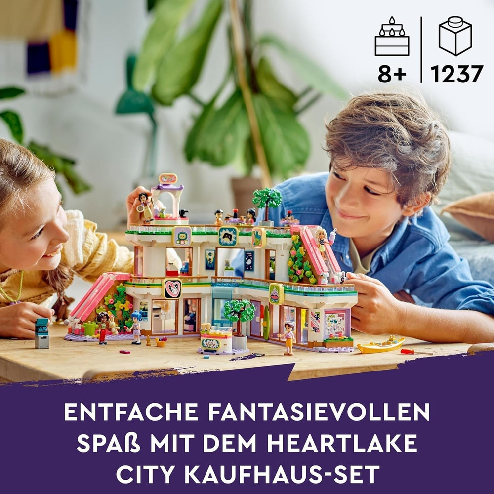 Magazin LEGO Friends Heartlake City, jucărie de casă de păpuși pentru fete și băieți, set cu figuri, promovează dezvoltarea socio-emoțională, cadou pentru copii de la 8 ani 42604 Seturi de constructie Besuche den LEGO-Store