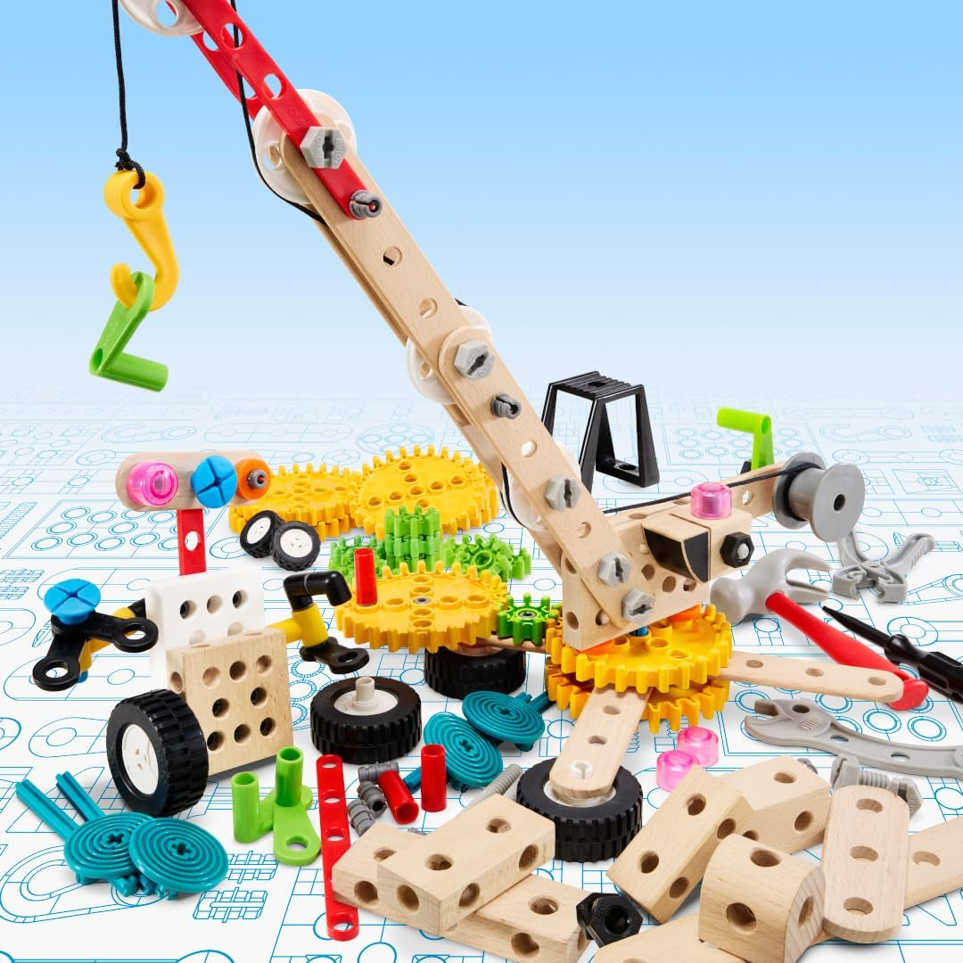 BRIO Builder – 34604 Juego de jardín de infancia Builder | Entwicklungsförderndes Rollenspiel- & Konstruktionsspielzeug für Kinder ab 3 Jahren