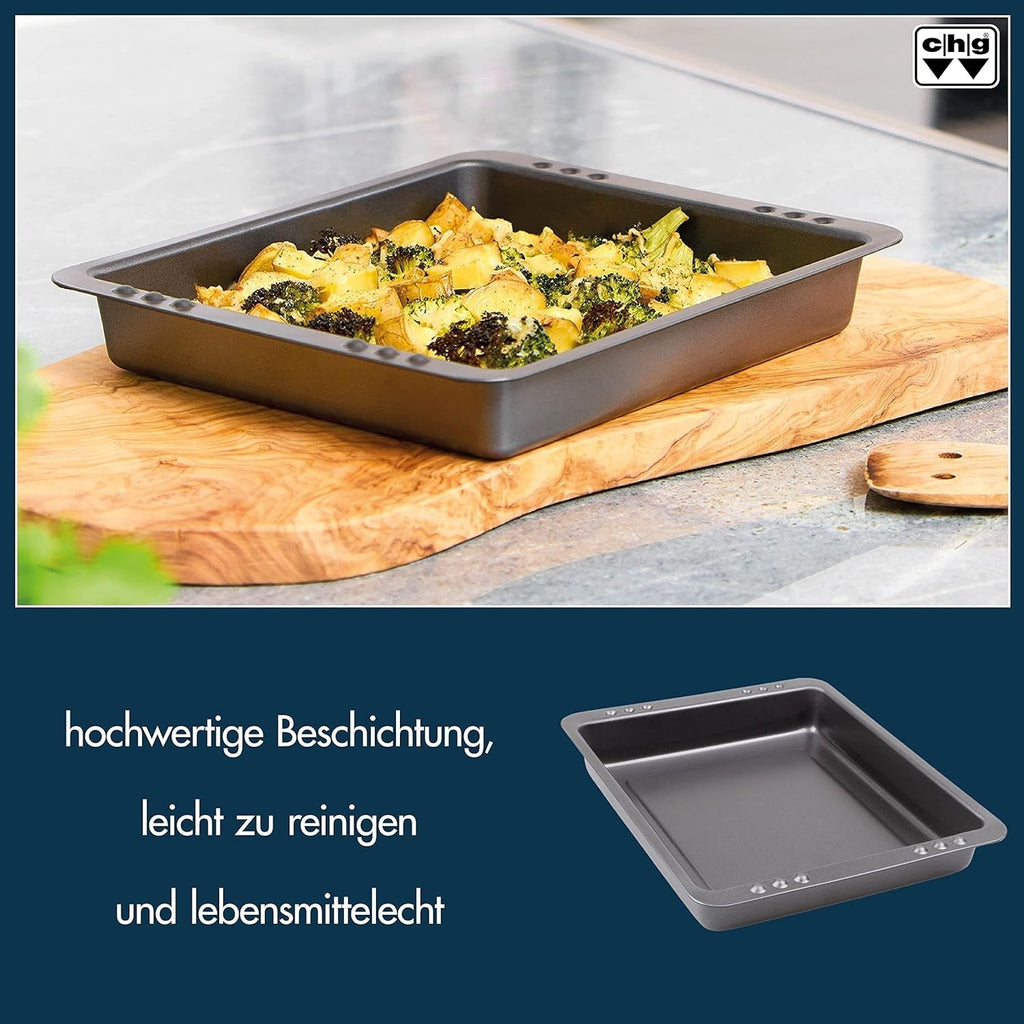 Chg Backform, ILAG Special 2-Schicht Antihaftbeschichtung, Sonstige, Jeweils Ca. 28,5 X 23 X 4 Cm, 9878-41, Jeweils Ca. 28,5 X 23,0 X 4,0 Cm Matrite si tavi pentru copt Naty Shop