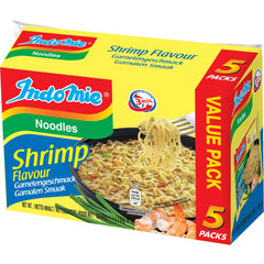 INDOMIE - Fideos instantáneos con gambas, paquete de 5 - (1 x 5 x 70 g)