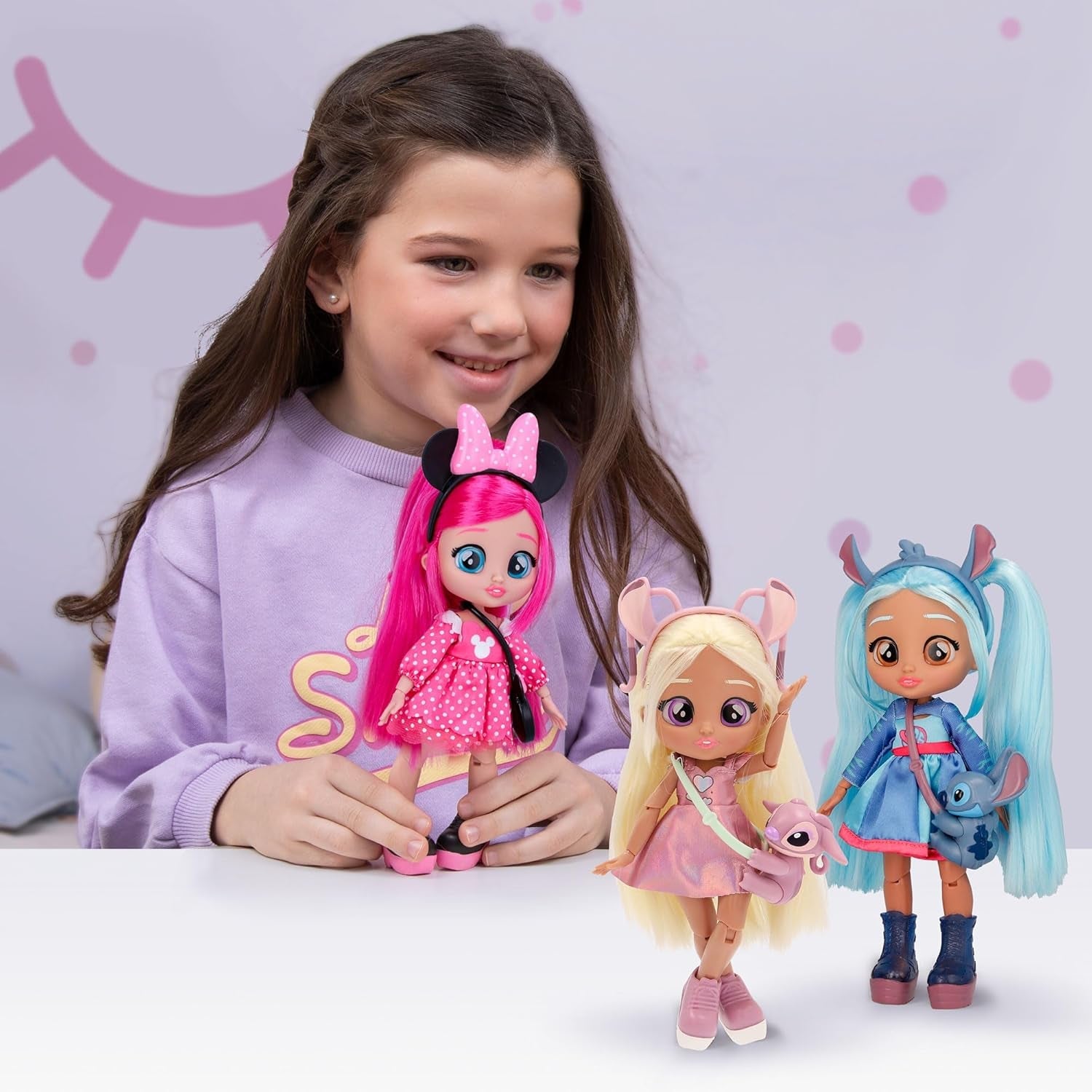 Disney Angel, BFF Fashion Doll im Angel-Outfit zum An- und Ausziehen, inklusive Styling-Accessoires, Spielzeug und Geschenk für Kinder ab 3 Jahren