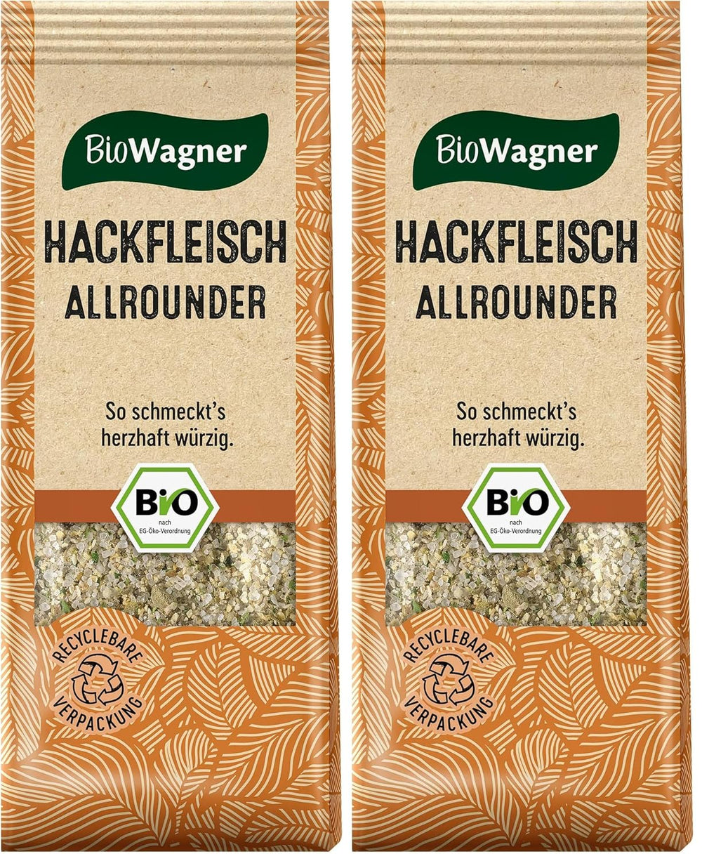 BioWagner - Bio Ras el Hanout, Gewürzmischung für orientalische und arabische Gerichte, ideal para cuscús, tajine o hummus, naturbelassene Bio-Zutaten, embalaje reciclable, 50 g