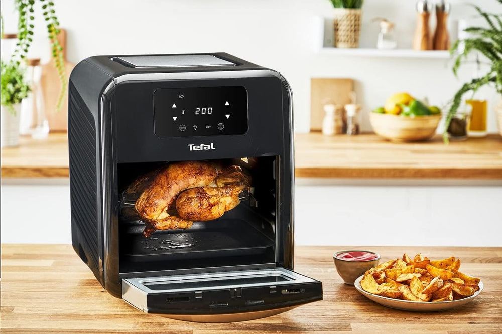 Tefal Easy Fry Oven & Grill Freidora de aire caliente 9 en 1, 11 L Para 6 raciones, 7 accesorios, 8 programas, recetas online Electrodomésticos Naty Shop