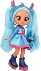 BFF de Cry Babies Disney Stitch, BFF Fashion Doll im Stitch-Outfit zum An- und Ausziehen, incluidos accesorios de peinado, juegos y regalos para niños de 3 años