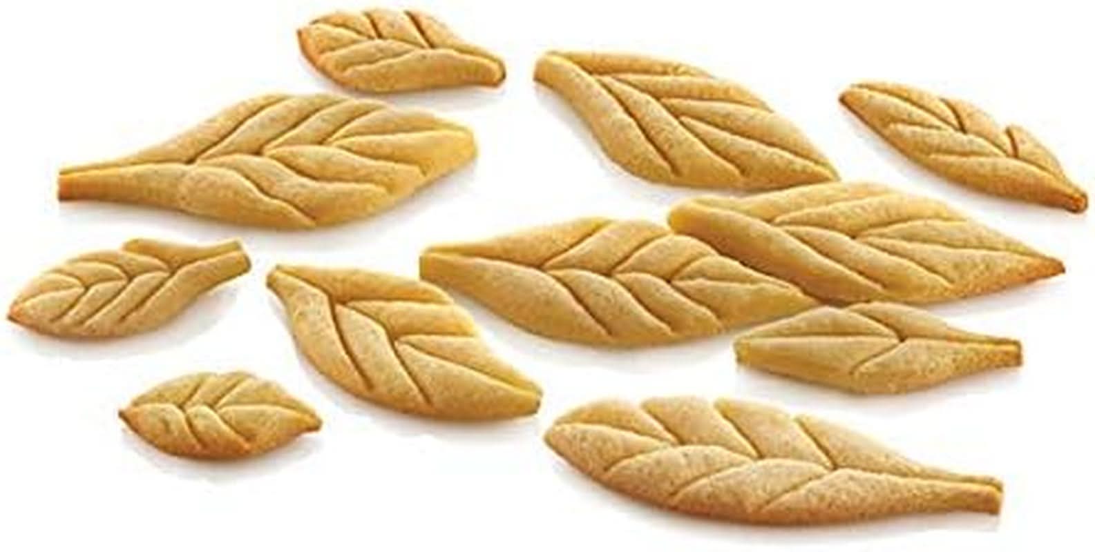 Silikomart, molde para galletas Voila Cookie Leaves, 240mm X 150mm, altura 20mm Cocina Naty Shop