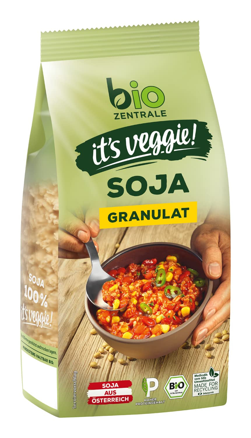 Biozentrale Bulgur en bandeja con verduras y jengibre | 200 g perfecto para una comida rápida para llevar | fuente de proteína vegana | fácil de preparar