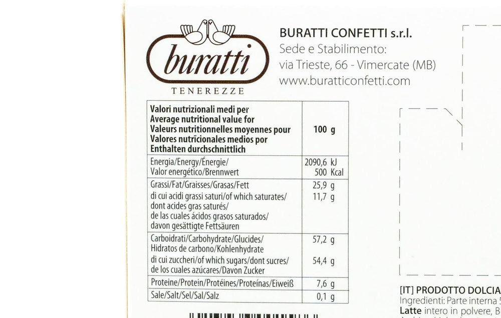 Almendras cubiertas con chocolate blanco Tenerezze, 1 pieza