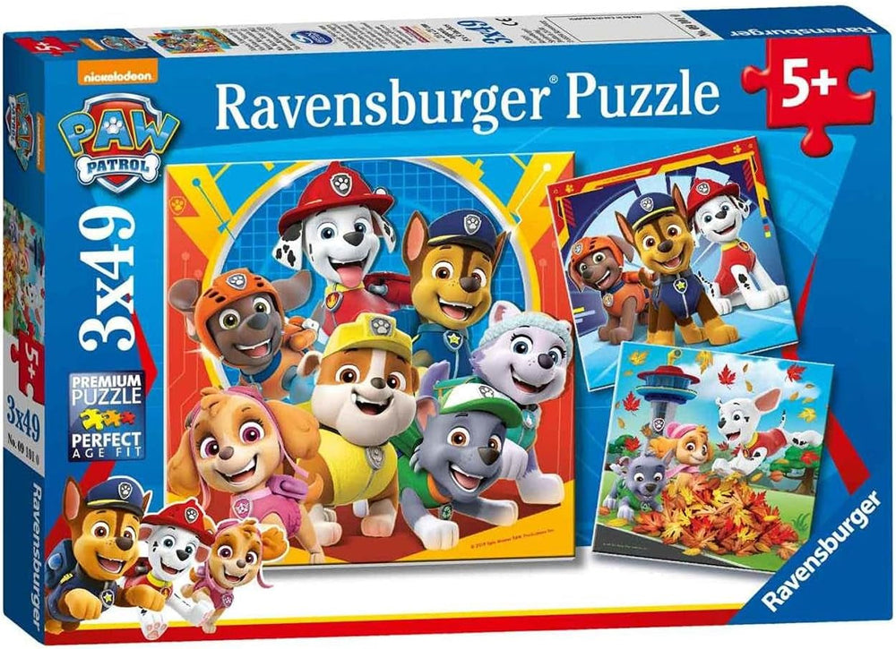 Puzzle infantil Ravensburger 3X49 piezas - Paw Patrol - Paw Patrol Puzzle Naty Shop Single