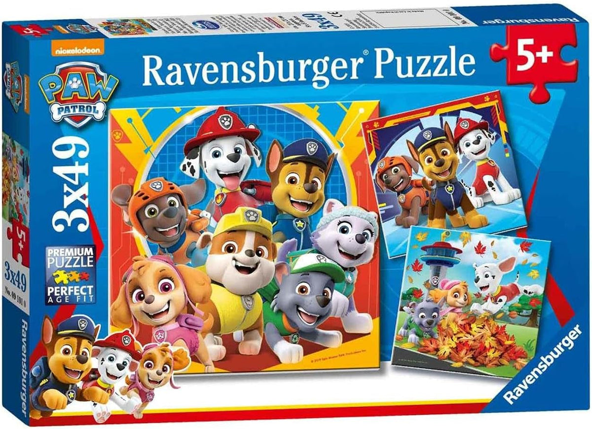 Puzzle infantil Ravensburger 3X49 piezas - Paw Patrol - Paw Patrol Puzzle Naty Shop Single