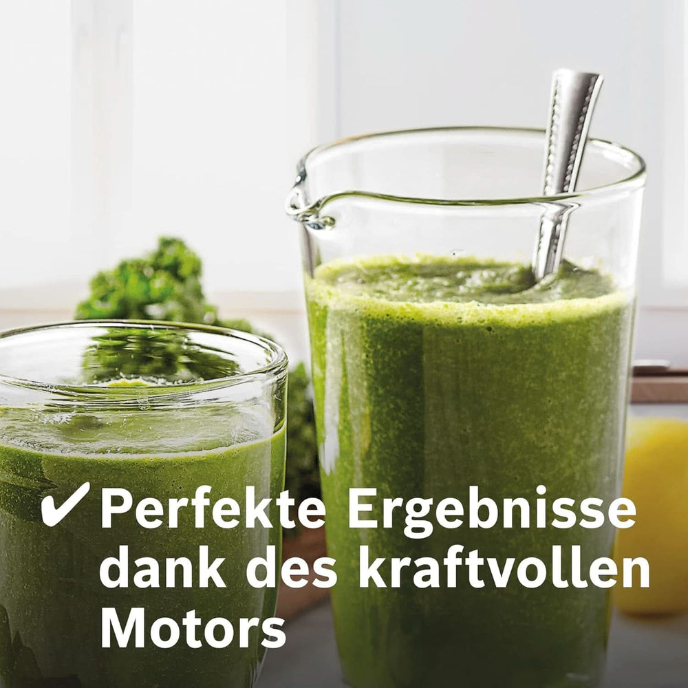 Bosch Batidora de pie Vitaboost MMBH6P6BDE, 6-Klingen-Edelstahlmesser, 2.5L Tritan-Mixbehälter, Stopfer, 6 Automatikprogramme, Rezeptbuch, Bpa-Frei, Einfache Reinigung, 45.000 U/Min, 1600 W, Schwarz Bucatarie Naty Shop