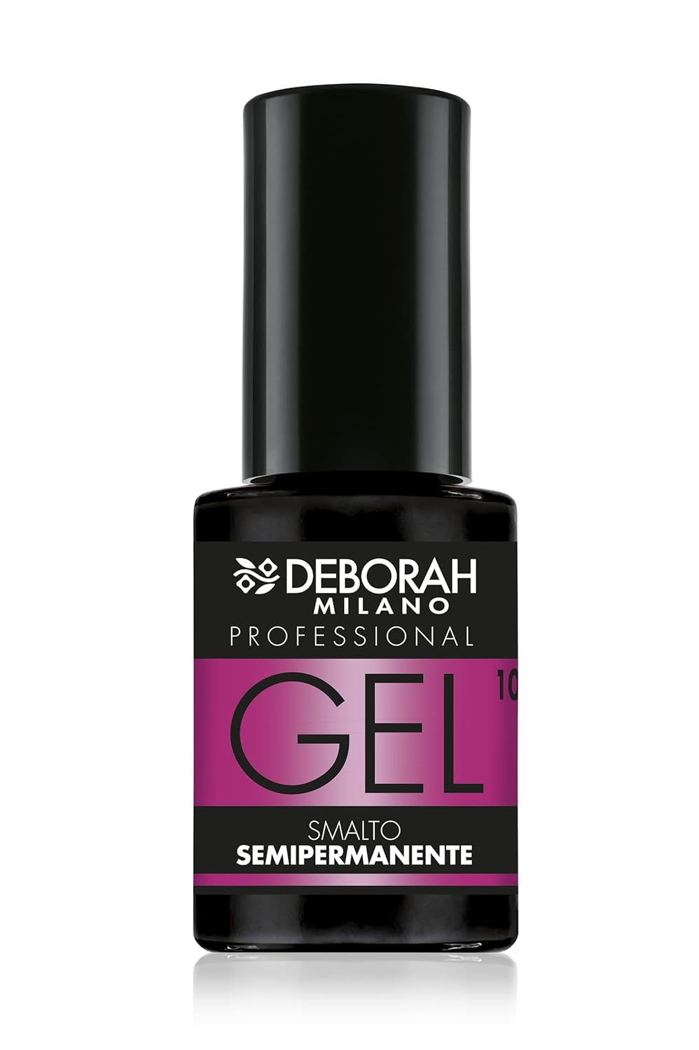 Esmalte de uñas semipermanente Milano Professional, núm. 21 Borgoña, efecto voluminizador, duradero, para uñas intensas y brillantes, 4,5 ml