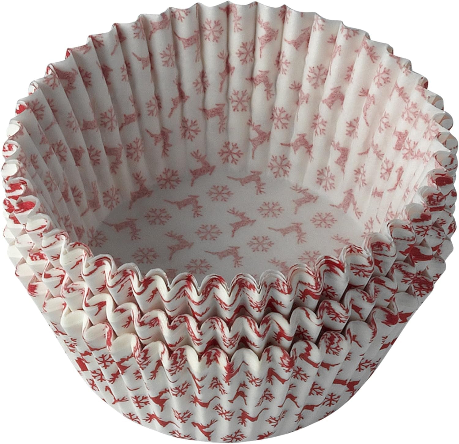 Original Kaiser Inspiration Muffinform-Set 2-Teilig, Muffinblech Mit Xmas Papierbackförmchen Für 12 Muffins, 38 X 27 Cm, Cupcake Form Antihaftbeschichte, Schwarz Moldes y bandejas para hornear Naty Shop